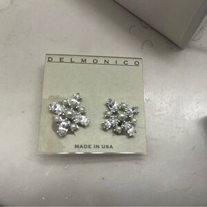 Silver Snowflake Earrings